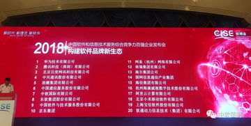中軟國際躋身百強第七，彰顯軟件服務綜合實力